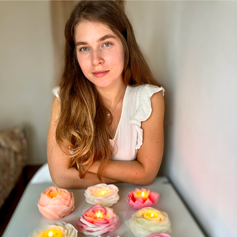 Lili from candles.petals Craft Bright Agency case study about Lili from candles.petals